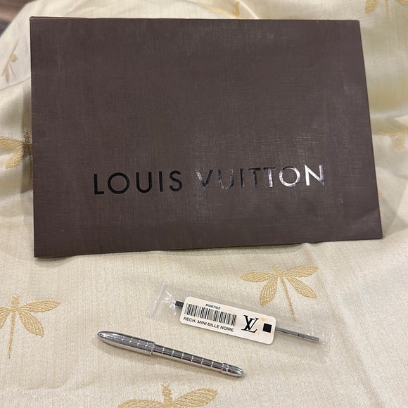 Louis Vuitton Accessories Louis Vuitton Ballpoint Pen Silver Stylo